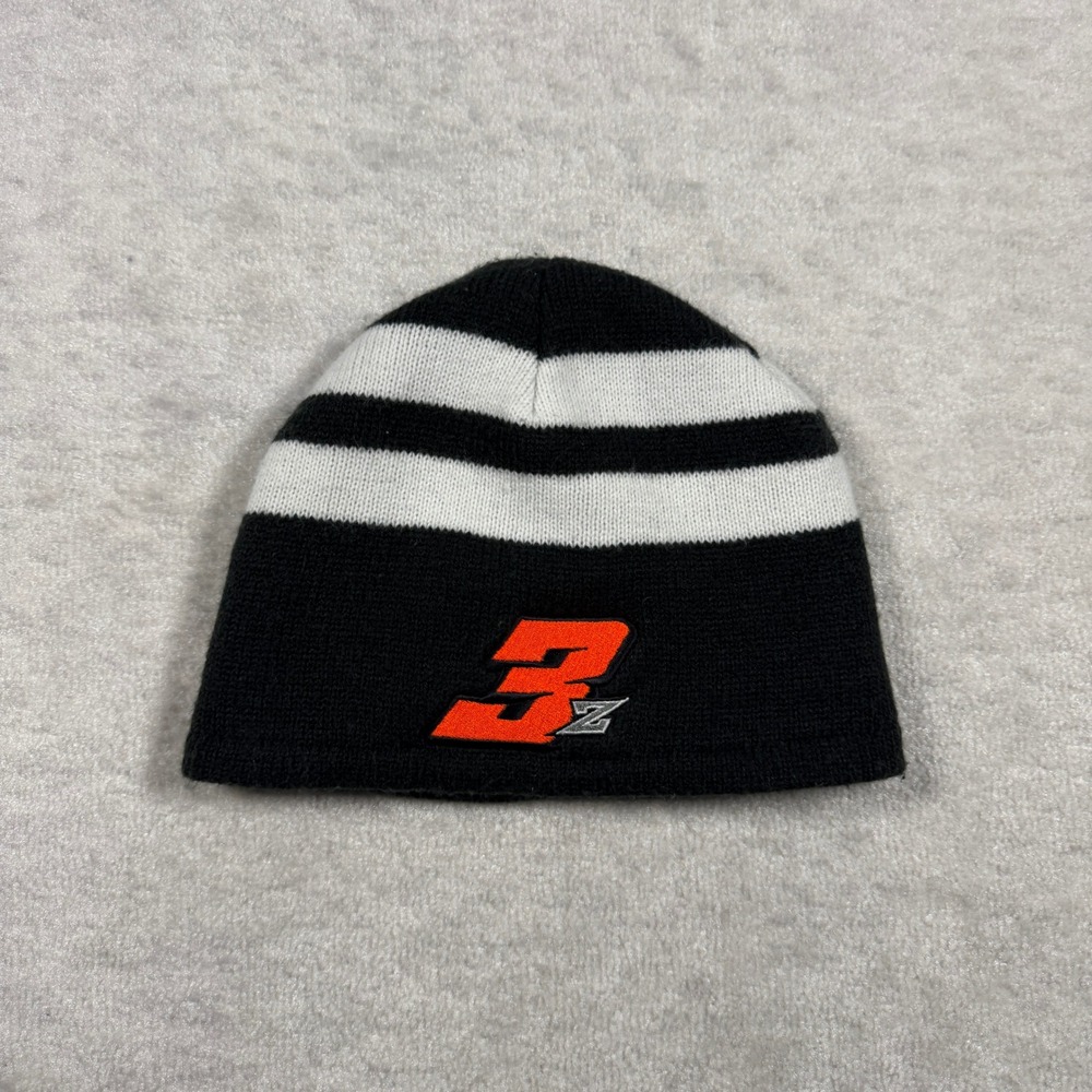 Port‎ & Company Brock Zearfoss Racing 3Z Beanie Black White Striped Fleece Lined